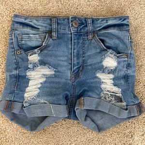 Women’s 00 Aeropostale jean shorts distressed